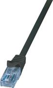 Kable miedziane - LogiLink Patchcord CP3093U Cat.6A U/UTP 10m czarny CP3093U - miniaturka - grafika 1