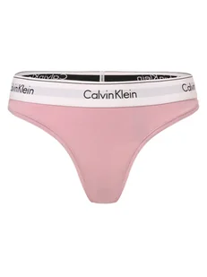 Calvin Klein Stringi Kobiety Bawełna lila jednolity, XS - Majtki damskie - miniaturka - grafika 1