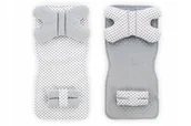 Akcesoria do wózków - Tutumi, Mata do wózka 4w1, dwustronna, White/Grey Dots - miniaturka - grafika 1