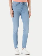 Spodnie damskie - Calvin Klein Jeans Jeansy LV047C776G Niebieski Skinny Fit - miniaturka - grafika 1