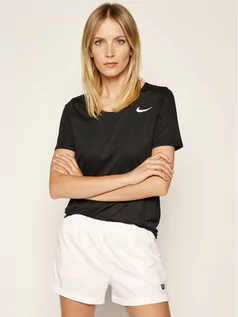 Koszulki i topy damskie - Nike Koszulka techniczna City Sleek CJ9444 Czarny Regular Fit - grafika 1