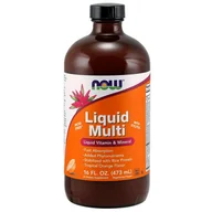 Witaminy i minerały dla sportowców - NOW Liquid Multi 473ml - miniaturka - grafika 1