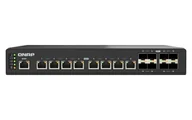 Pozostałe akcesoria sieciowe - QNAP QSW-IM3216-8S8T łącza sieciowe Zarządzany 10G Ethernet (100/1000/10000) Czarny - miniaturka - grafika 1