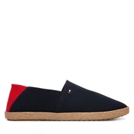 Espadryle męskie - Espadryle Tommy Hilfiger Core Hilfiger Espadrille Textile FM0FM05792 Granatowy - miniaturka - grafika 1