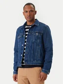 Kurtki męskie - Tommy Hilfiger Kurtka jeansowa MW0MW42629 Niebieski Regular Fit - miniaturka - grafika 1