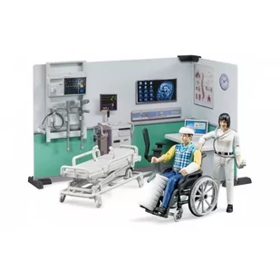 Bruder 62711 bWorld szpital z figurkami lekarza i pacjenta - Figurki dla dzieci - miniaturka - grafika 1