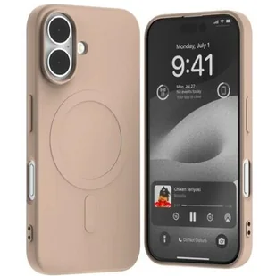 Etui MERCURY Semi-Silicone MagSafe do Apple iPhone 16 Piaskowy róż - Etui i futerały do telefonów - miniaturka - grafika 1