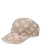 Czapki damskie - Tommy Hilfiger Czapka z daszkiem Contemporary AW0AW15781 Szary - miniaturka - grafika 1