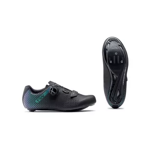 Buty rowerowe szosowe damskie NORTHWAVE Core Plus 2 Wmn czarne - Buty rowerowe - miniaturka - grafika 1