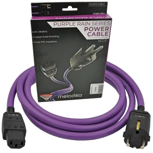 Melodika MDP07 Kabel zasilający z uziemieniem 0.75m Schuko-IEC C13 0,75m ✦ SALON ✦ ZAPYTAJ O RABAT ✦ RATY 30x0% - Kable komputerowe i do monitorów - miniaturka - grafika 1