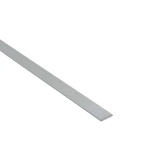 Standers Profil płaski aluminiowy 1m 15x2 mm srebrny - Inne materiały budowlane - miniaturka - grafika 1