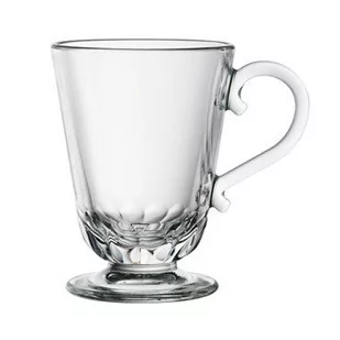 La Rochere La Rochre kubek szklany 'louison' na stopę z uchwytem, 250 ML,  8,3 x 11 cm (1 sztuki) FBA_623701 - Kubki - miniaturka - grafika 1