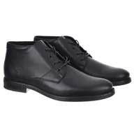 Botki męskie - Trzewiki męskie Krisbut 6506A-3-10 CZARNY 43 - miniaturka - grafika 1