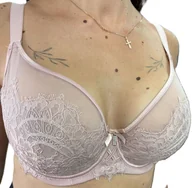 Biustonosze - Biustonosz Miękki Lanny Mode Linda , PUDROWY 80E - miniaturka - grafika 1