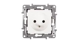 Legrand Gniazdo 2p+z 16a z przesłoną białe 664536 - Gniazdka elektryczne - miniaturka - grafika 5