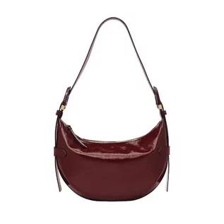 Torebki damskie - Fossil Women's damskie hobo Harwell ZB1951631 skóra lakierowana, kolor czerwony, czerwony, jeden rozmiar - grafika 1