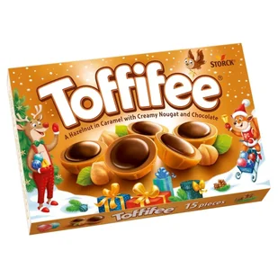 Storck Orzech laskowy w karmelu kremie orzechowym i czekoladzie Toffifee 125 g (15 sztuk) - Bombonierki i czekoladki - miniaturka - grafika 1