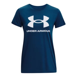 Koszulka damska Under Armour SPORTSTYLE LOGO SS - Koszulki sportowe damskie - miniaturka - grafika 4