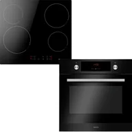 Zestawy AGD - Zestaw AGD do zabudowy Amica Piekarnik EB7541DB + Płyta ceramiczna PC6400ZH - miniaturka - grafika 1