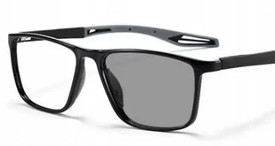 Okulary korekcyjne fotochrom sportowe szare minusy -2.5 - Okulary korekcyjne, oprawki, szkła - miniaturka - grafika 1