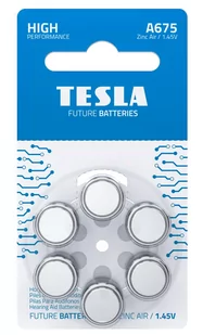 Tesla Bateria do aparatów słuchowych PR44 630mAh 6szt batTS_PR675_CA_630x6 - Ładowarki i akumulatory - miniaturka - grafika 1