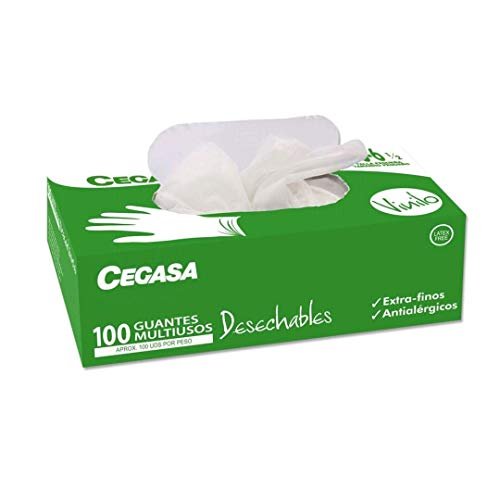 POESSA BISMARK CEGASA rękawice winylowe Desech. GR C100, czarne, standardowe