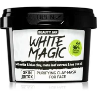 Maseczki do twarzy - BEAUTY JAR BEAUTY JAR WHITE MAGIC - Oczyszczająca maseczka do twarzy na bazie glinki, 120ml - miniaturka - grafika 1