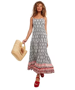 Sukienki - Joe Browns Damska sukienka plażowa z paskami w stylu boho, wielokolorowa, 6, multi, 32 - grafika 1