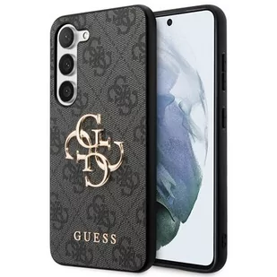 Etui GUESS 4G Big Metal Logo do Samsung Galaxy S24+ Czarny - Etui i futerały do telefonów - miniaturka - grafika 1