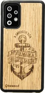 Etui i futerały do telefonów - BeWood Drewniane Etui Samsung Galaxy A52/A52s 5G KOTWICA DĄB - miniaturka - grafika 1