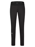Spodnie damskie - Ziener Damskie spodnie softshellowe NURA, długie spodnie | wiatroszczelne, elastyczne, czarne, 46 - miniaturka - grafika 1