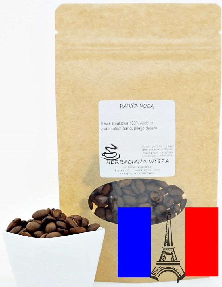 Kawa Paryż Nocą 500 g ziarnista-mielimy Rozkoszna