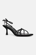 Sandały damskie - Steve Madden sandały Legit kolor czarny SM11003270 - miniaturka - grafika 1