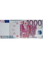 Czekolada - Czekolada Mleczna 1000 Euro Banknot na Prezent Urodziny dla Dziecka Fikar 60g - miniaturka - grafika 1