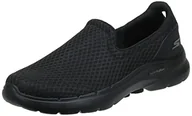 Trampki męskie - Skechers Męskie trampki Go Walk 6 Motley, Czarny materiał syntetyczny, 43 EU - miniaturka - grafika 1