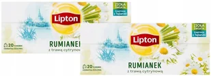 ﻿Herbata Lipton Rumianek z trawą cytrynową 2 opakowania - Herbata - miniaturka - grafika 1