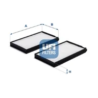 Filtry kabinowe - Filtr, wentylacja przestrzeni pasażerskiej UFI Filtry 53.394.00 - miniaturka - grafika 1