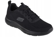 Buty sportowe męskie - Outlet męskie sneakers Skechers Summits 232395-BBK r.41 - miniaturka - grafika 1