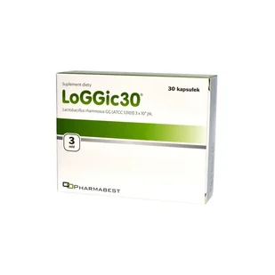 Pharmabest LOGGic30 30 kaps. - Układ pokarmowy - miniaturka - grafika 2