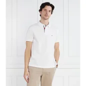 Koszule męskie - Tommy Hilfiger Polo FLAG UNDER PLACKET | Slim Fit - miniaturka - grafika 1