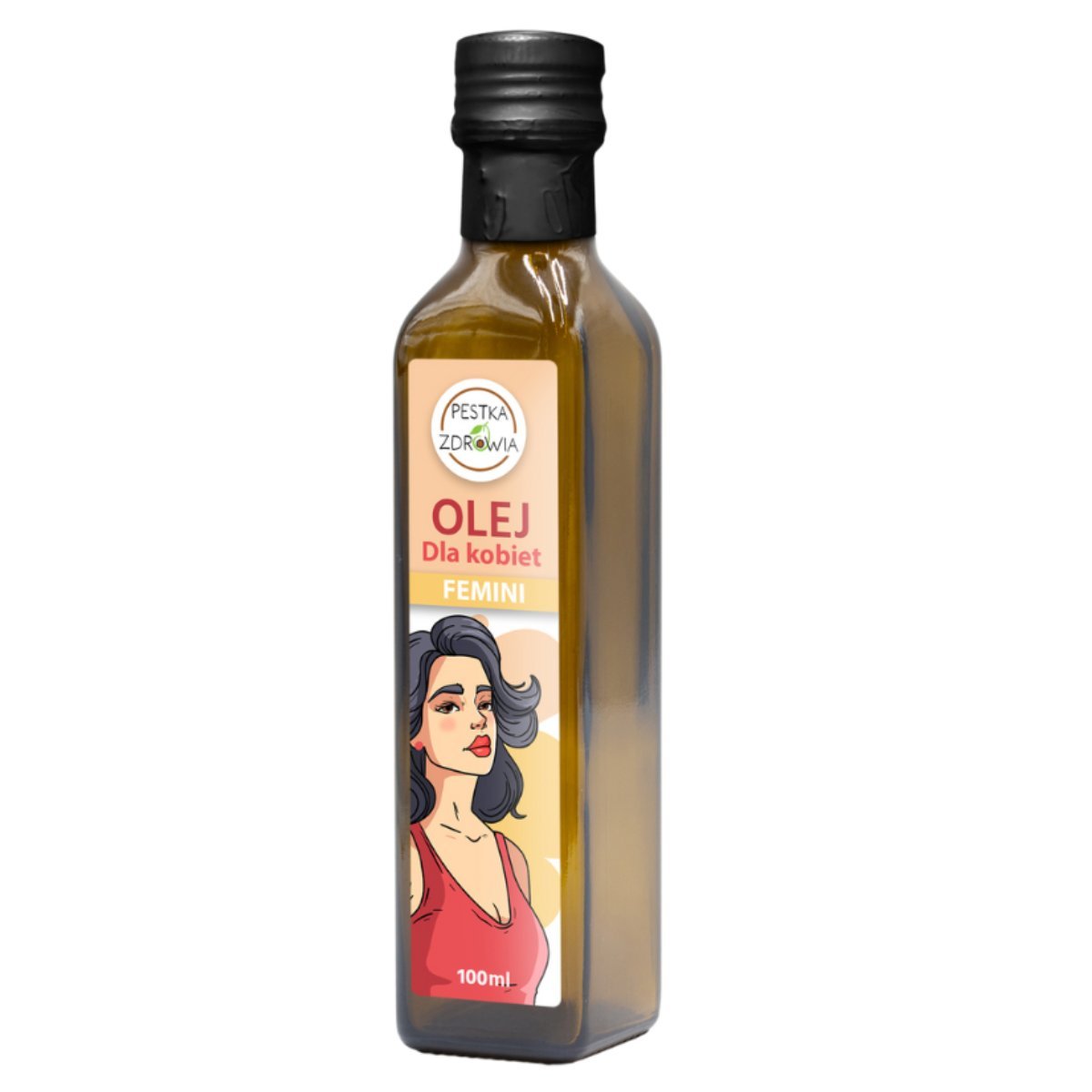 OLEJ dla KOBIET FEMINII zimnotłoczone Wiesiołek Konopia Len, Dynia 100 ml