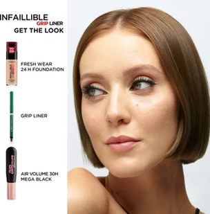 Loreal Paris Paris Infaillible Gel Automatic Liner automatyczna kredka do powiek odcień Green 1 szt - Kredki do oczu - miniaturka - grafika 7