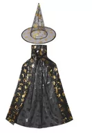 Dodatki do strojów karnawałowych - PELERYNA Z KAPELUSZEM NA HALLOWEEN - miniaturka - grafika 1
