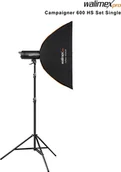 Lampy studyjne - Lampa studyjna Walimex walimex pro Campaigner 600 HS Set Single - miniaturka - grafika 1
