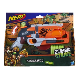 NERF, Strike, miotacz, Zombie Hammershot - Zabawki militarne - miniaturka - grafika 1