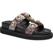 Sandały damskie - Kurt Geiger Klapki ORSON CRYSTAL - miniaturka - grafika 1