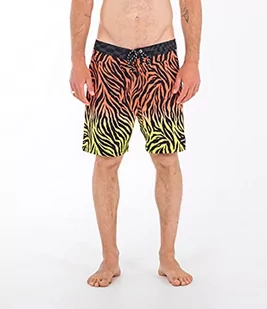 Hurley Hurley Męskie szorty M Phtm Fl Ac Zebra 18' Board Shorts Total Orange 36 MBS0010300-803 - Spodenki męskie - miniaturka - grafika 1