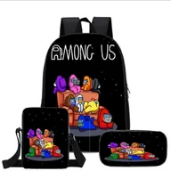 Torebki damskie - Among Us Game Plecak Plecak dla dzieci Crewmate Back To School Torba V Kolor A - miniaturka - grafika 1
