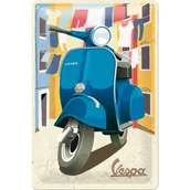 Tablice i flipcharty - Nostalgic-Art Merchandising Gmb, Szyld 20x30 cm Vespa Italian - miniaturka - grafika 1