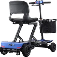 Skutery - Bili Bike Skuter elektryczny składany BILI BIKE FOLD Z1 niebieski - miniaturka - grafika 1